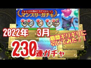 【黒猫のウィズ】マンスリーガチャで230連！期間ギリギリには福がある？？引いてみた！　#黒ウィズ 　#ガチャ