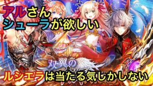 【黒猫のウィズ】双翼の喰牙RIZE アルさんかシューラ欲しいけど、、ルシエラは当たるんだろうな