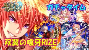 【黒猫のウィズ】双翼の喰牙RIZE　ガチャタイムです！※ハーフタイムは1月特別マンスリー【黒ウィズ】