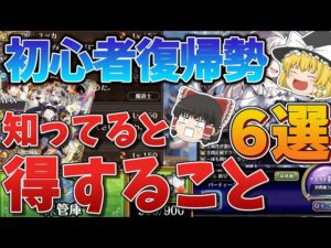【黒猫のウィズ】黒ウィズの知っていると得すること6選【ゆっくり解説】〖n秒解説〗